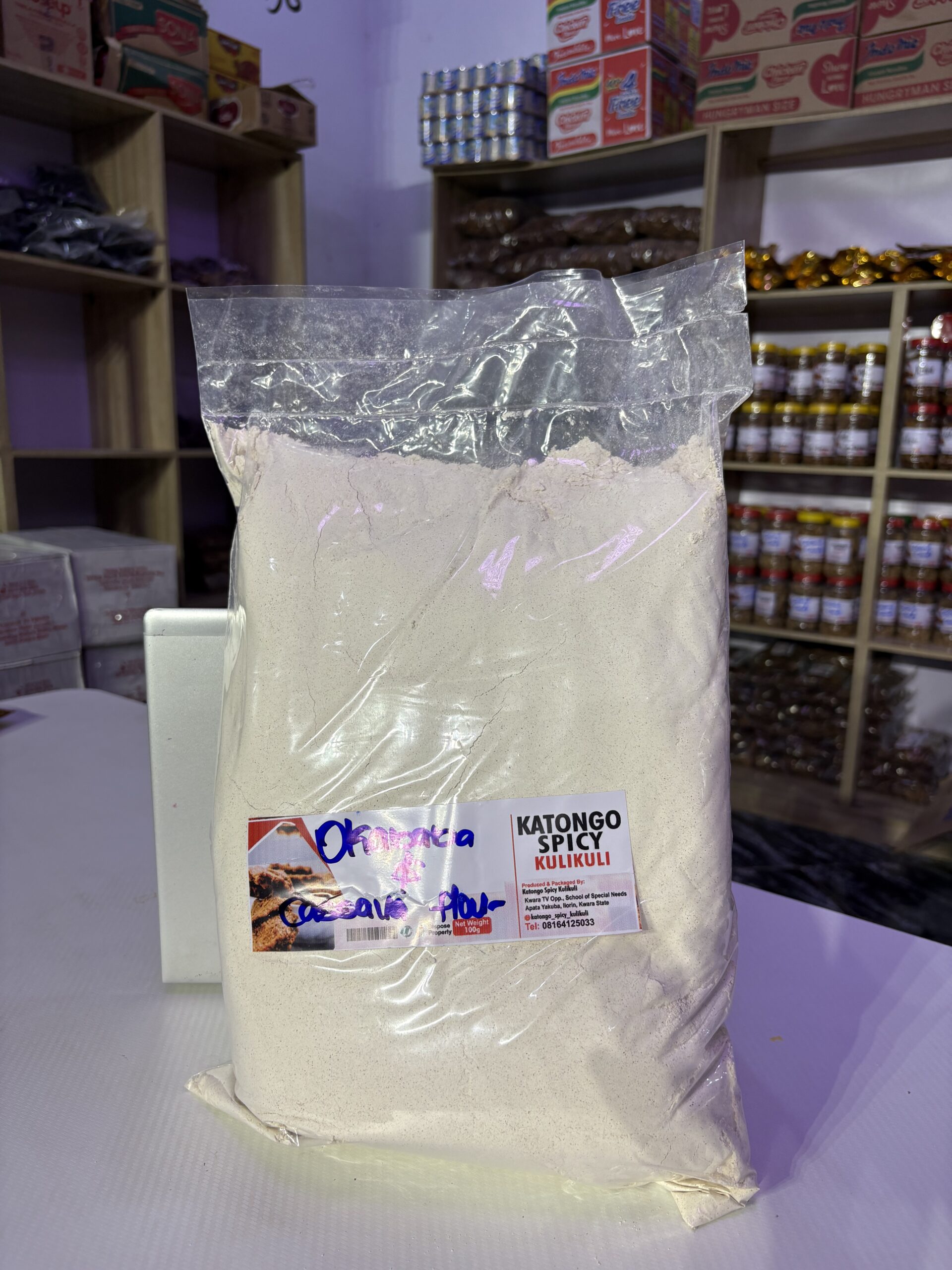 Cassava +okababa swallow 5kg